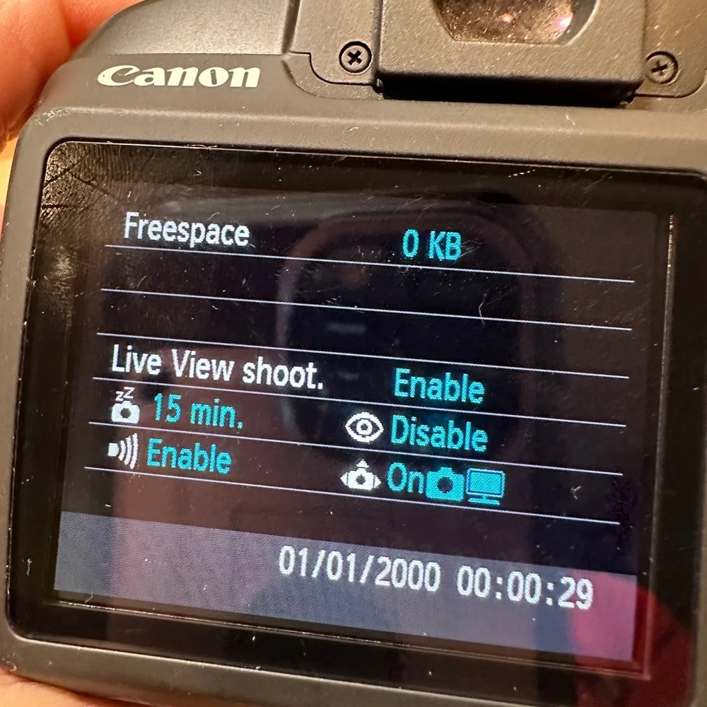 Pre-Loved Canon Rebel EOS T3 Digital SLR Camera with 18-55mm Lens + accessories